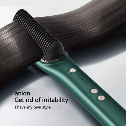 Hair Straightener Comb – 3-in-1 Styling Brush