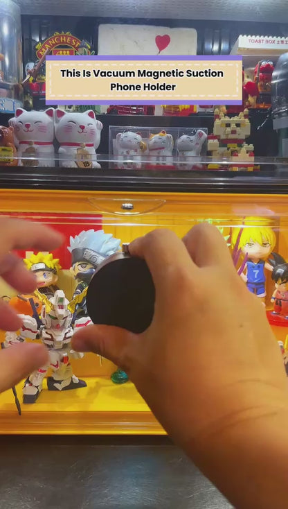 360° Magnetic Vacuum Phone Holder – Ultra-Strong Grip, Sleek & Adjustable