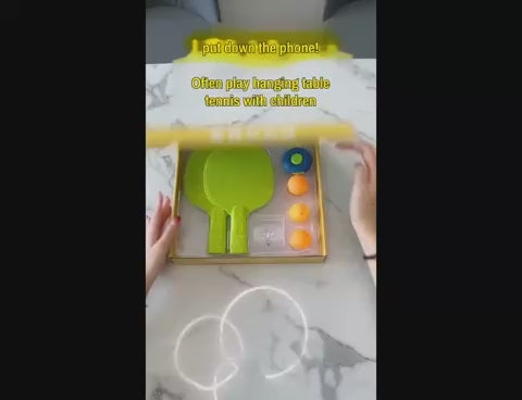 Indoor Hanging Table Tennis Set | Fun, Portable & Family-Friendly!