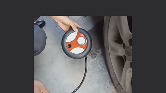 Mini Tyre Inflator – Portable 12V Car & Bike Air Pump