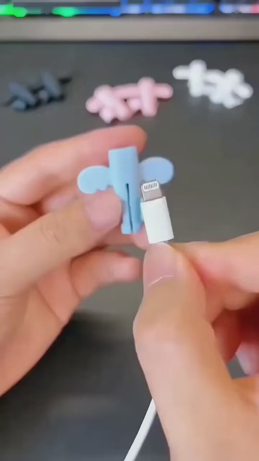 🪽 Winged Cable Protector – Cute, Clever & Built to Last (Pack of 5)
